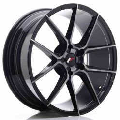   JR Wheels JR30 20x8,5 ET20-42 5H BLANK Black Brushed w/Tinted Face