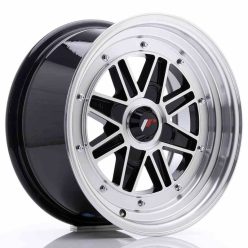   JR Wheels JR31 15x7.5 ET20 4H BLANK Gloss Black Machined Face