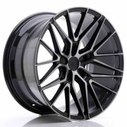   JR Wheels JR38 20x10,5 ET20-45 5H BLANK Black Brushed w/Tinted Face
