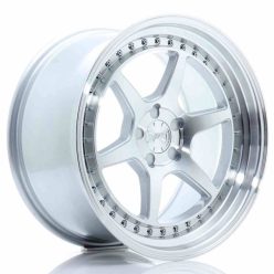  JR Wheels JR43 18x9,5 ET15-35 5H BLANK Silver w/Machined Face