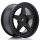 JR Wheels JR6 17x9 ET20-35 BLANK Matt Black