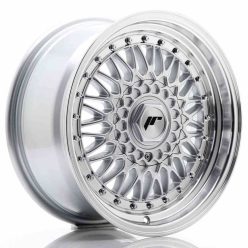   JR Wheels JR9 16x7,5 ET25 4x100/108 Silver w/Machined Lip+Silver Rivets