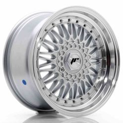  JR Wheels JR9 17x8,5 ET20 5x112/120 Silver w/Machined Lip+Silver Rivets