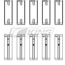 King Main Bearing Shell VAG ADZ, AWT, APK, BHP, BPY, AKS
