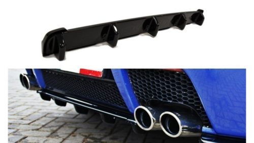 Splitter Alfa Romeo 147 GTA Rear Central with Diffuser Gloss Black