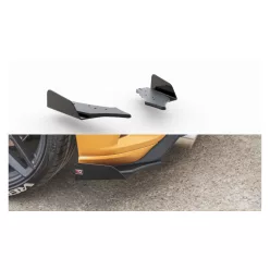   Splitter Ford Focus IV ST Rear Side Racing Durability Black + Gloss Flaps