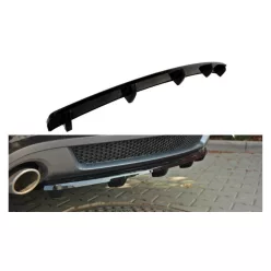   Splitter Audi A5 8T S-Line Rear Central with Diffuser Gloss Black