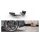 Splitter Audi RS3 8V Sportback Rear Side Racing Durability Black + Gloss Flaps