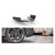 Splitter Audi RS3 8V Sportback Rear Side Racing Durability Black + Gloss Flaps