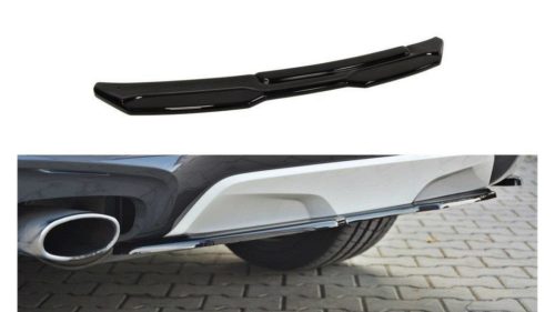 Splitter BMW X4 G02 M-Pack Rear Central without Diffuser Gloss Black