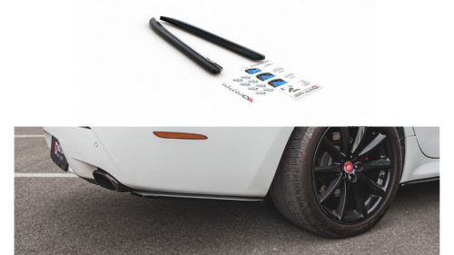 Splitter Jaguar XJ X351 Rear Side Gloss Black