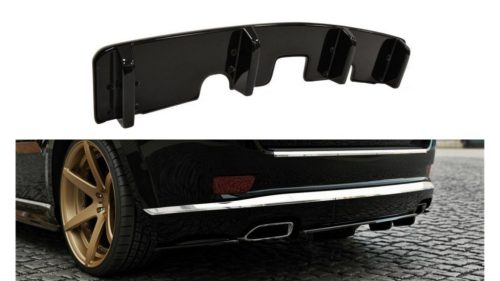 Splitter Jeep Grand Cherokee WK2 Summit Facelift Rear Central with Diffuser Gloss Black