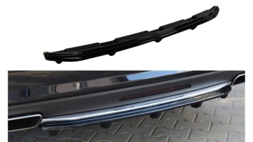 Splitter Mercedes-Benz CLS C218 AMG LINE Rear Central with Diffuser Gloss Black