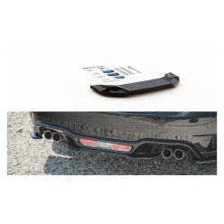 Splitter Fiat 124 Spider Abarth Rear Central Gloss Black