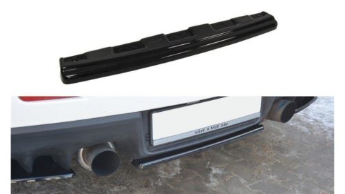 Splitter Mitsubishi Lancer Evo X Rear Central without Diffuser Gloss Black