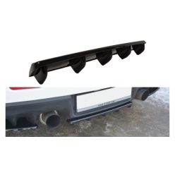   Splitter Mitsubishi Lancer Evo X Rear Central with Diffuser Gloss Black