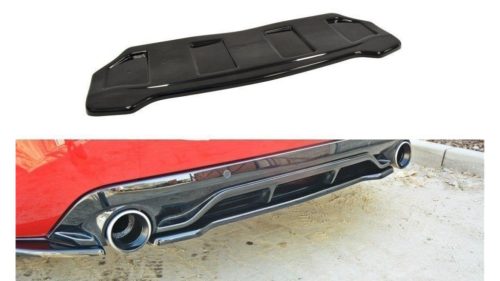 Splitter Peugeot 308 II GTI Rear Central without Diffuser Gloss Black
