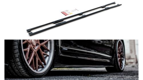 Diffuser Lexus LS Long IV Facelift Side Skirts Gloss Black