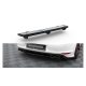 Splitter Volkswagen Golf 7 R Rear Central with Diffuser Gloss Black