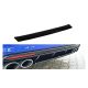 Splitter Volkswagen Golf 7 R Rear Central without Diffuser Gloss Black