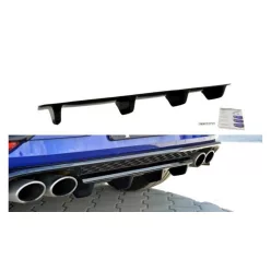   Splitter Volkswagen Golf 7 Facelift R Rear Central Gloss Black