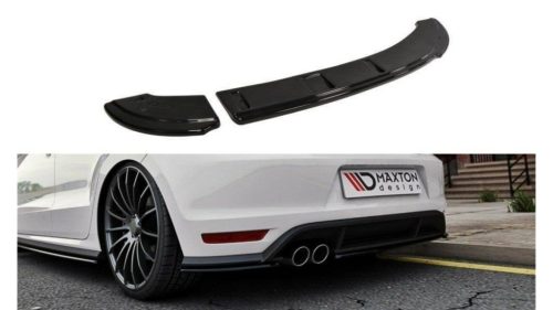 Splitter Volkswagen Polo V Facelift GTI Rear Gloss Black