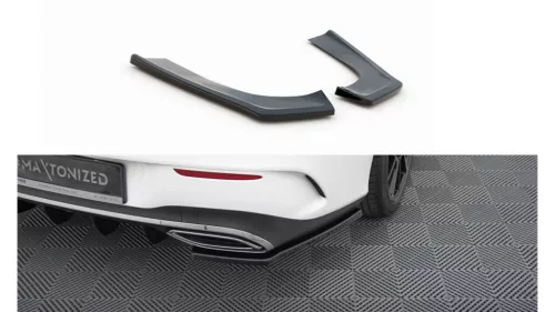 Splitter Mercedes-Benz CLA Shooting Brake X118 Rear Side Gloss Black