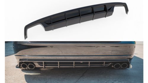 Diffuser Audi S8 D4 Facelift Rear Valance Gloss Black