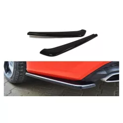 Splitter Audi A7 C7 Facelift S-Line Rear Side Gloss Black