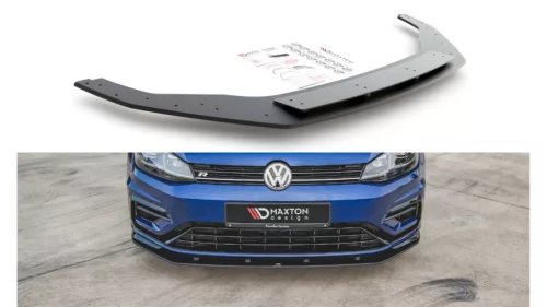 Splitter Volkswagen Golf 7 Facelift R Front Racing Durability Black