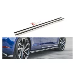 Diffuser Volkswagen Golf 7 Facelift R Side Skirts Racing Red