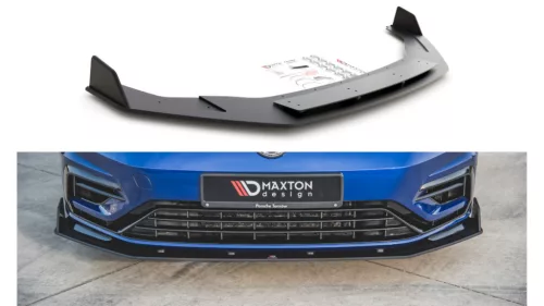 Splitter Volkswagen Golf 7 Facelift R Front Racing Durability v.2 Black-Red