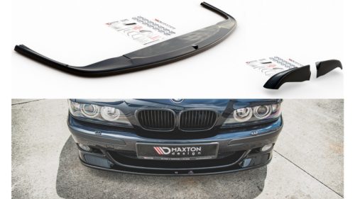 Diffuser BMW 5 E39 M-Pack Front Bumper + Splitter Gloss Black
