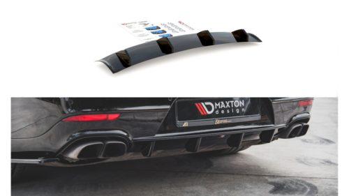 Diffuser Porsche Panamera Turbo 970 Facelift Rear Valance Gloss Black