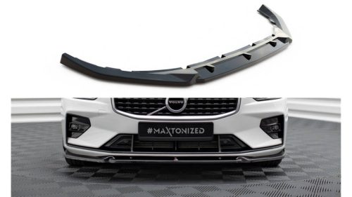 Splitter Volvo S60 III R-Design Front v.1 Gloss Black