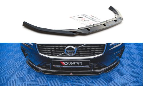 Splitter Volvo S60 III R-Design Front v.2 Gloss Black