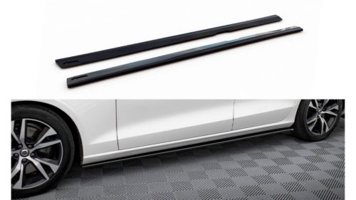 Diffuser Volvo S60 III R-Design Side Skirts v.2 Gloss Black