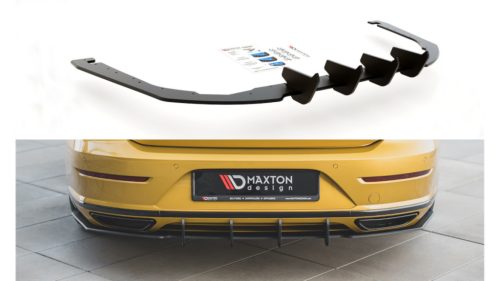 Diffuser Volkswagen Arteon R-Line Rear Valance + Flaps Red Racing Durability