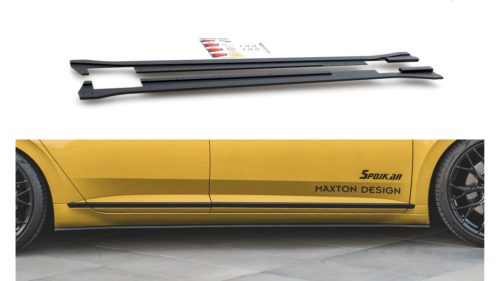 Diffuser Volkswagen Arteon R-Line Side Skirts Racing Black-Red