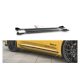Diffuser Volkswagen Arteon R-Line Side Skirts Racing Black-Red + Gloss Flaps