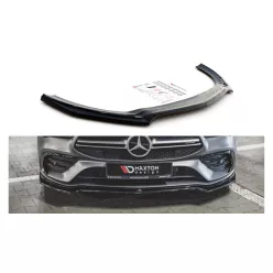   Splitter Mercedes-Benz CLA 35 Aero C118 Front v.1 Gloss Black