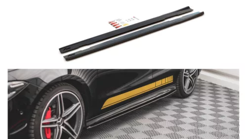 Diffuser Mercedes-Benz CLA 35 45 C118 Side Skirts Gloss Black