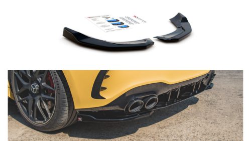 Splitter Mercedes-Benz A W177 A45 S Aero Pack Rear Side Gloss Black