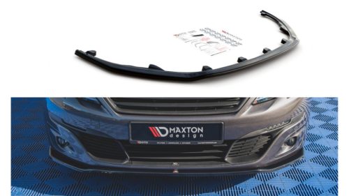 Splitter Peugeot 308 II Facelift Front v.1 Gloss Black