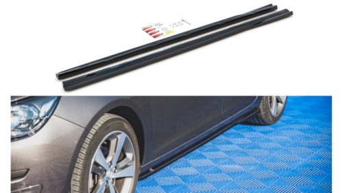 Diffuser Peugeot 308 SW II Facelift Side Skirts Gloss Black
