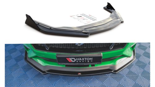 Splitter Ford Mustang VI GT Facelift Front v.2 + flaps Gloss Black