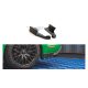 Splitter Ford Mustang VI GT Facelift Rear Side v.1 + Flaps Gloss Black