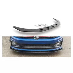   Splitter Volkswagen Polo VI GTI Front Racing Durability Black