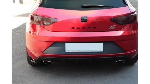Splitter Seat Leon Cupra III Facelift Rear Side v.2 Gloss Black