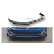 Splitter Volkswagen Polo VI GTI Front Racing Durability + Flaps Black